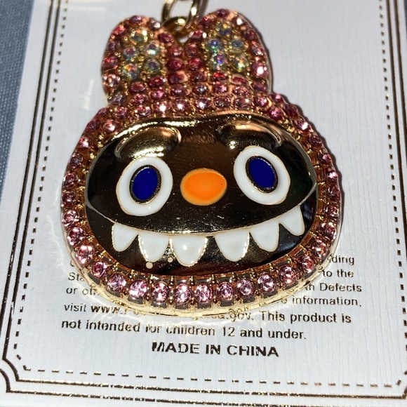 Pink and Gold Fashion Jewelry Keychain - Picture 2 of 3